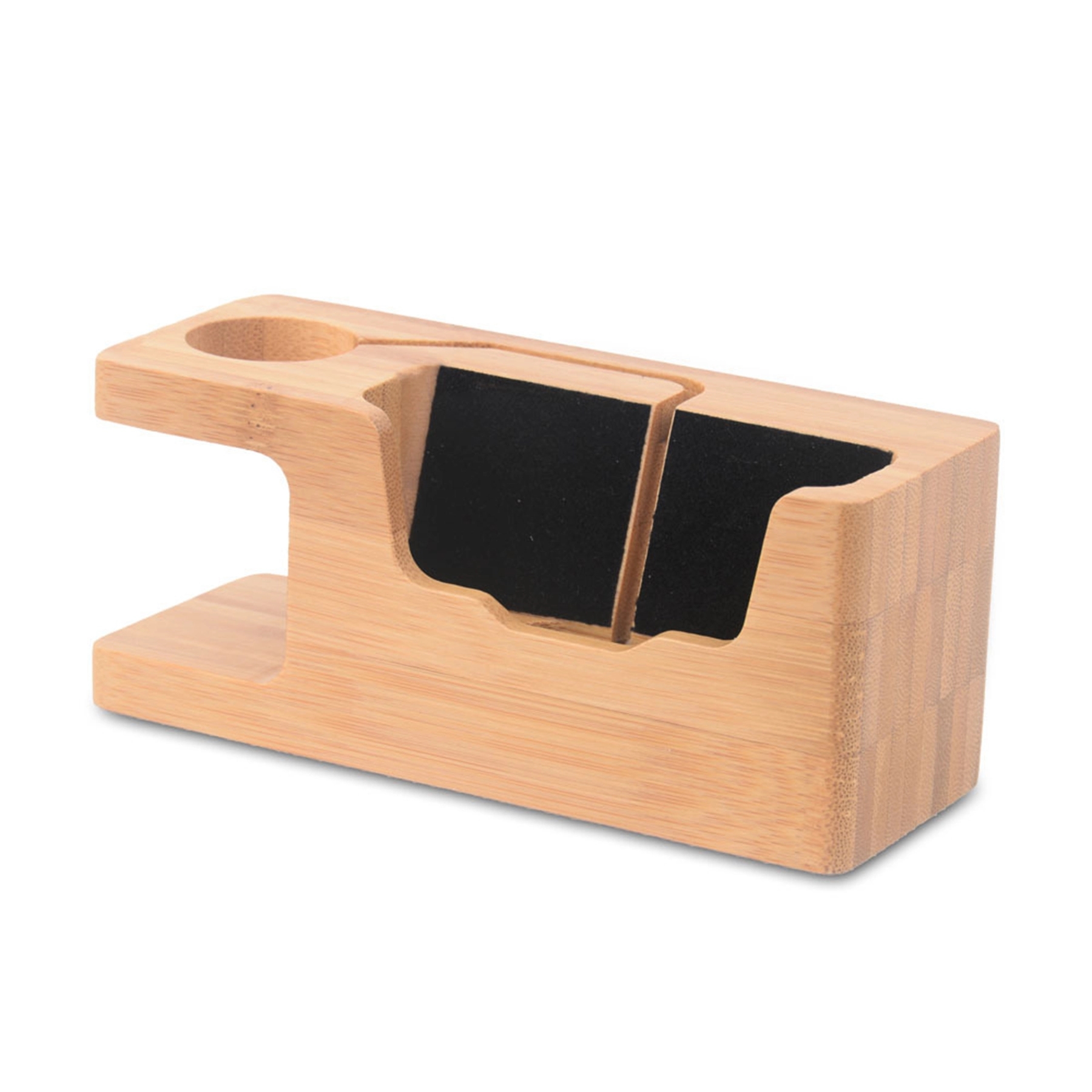 Bamboo Wood Charging Holder for Watch Phone 5