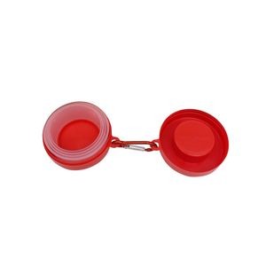 Translucent Plastic Collapsible Cup With Carabiner 17