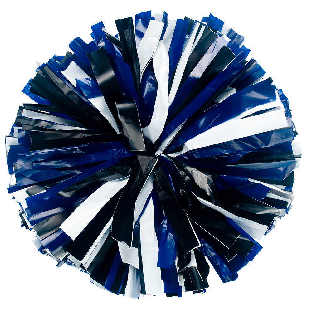 Custom Plastic Show Pom - Mixed Colors 86