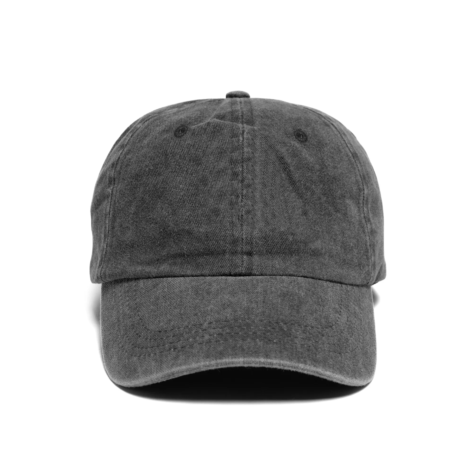Buckle Strap Denim Cotton Baseball Cap 8