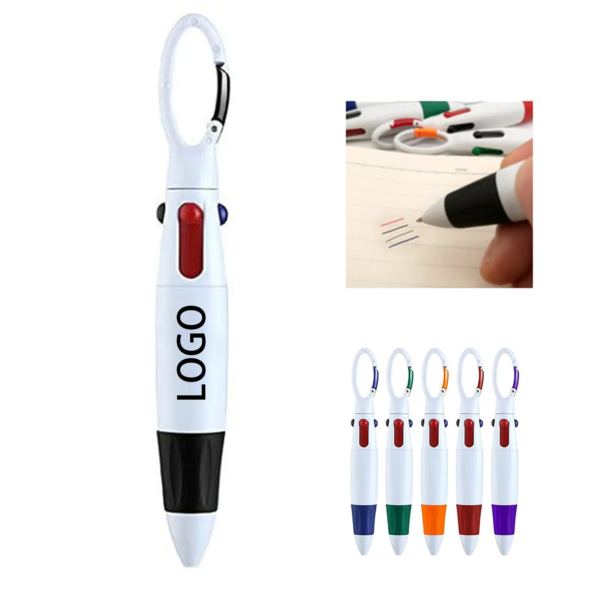 Multi-Color Pen With Hook 2