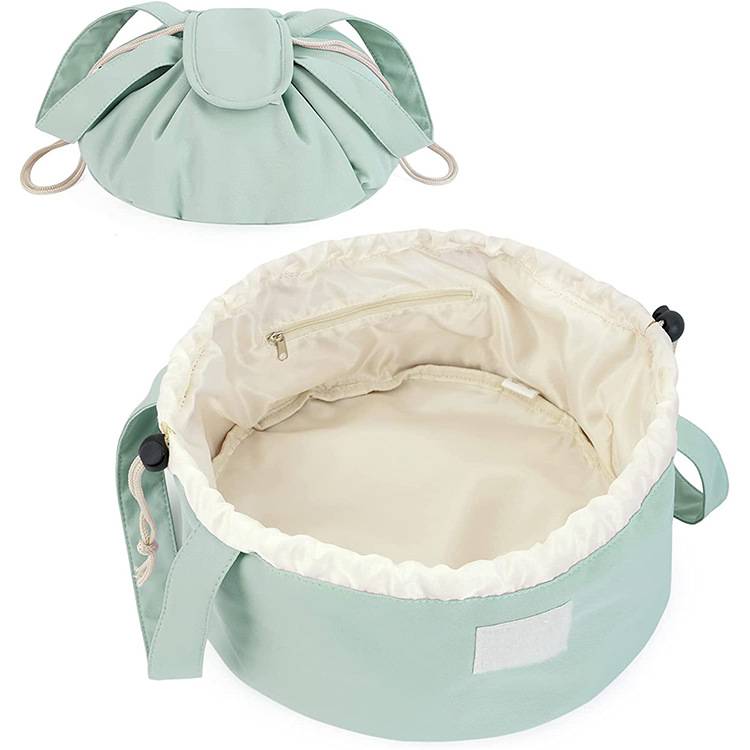Portable Zipper Drawstring Makeup Bag 5