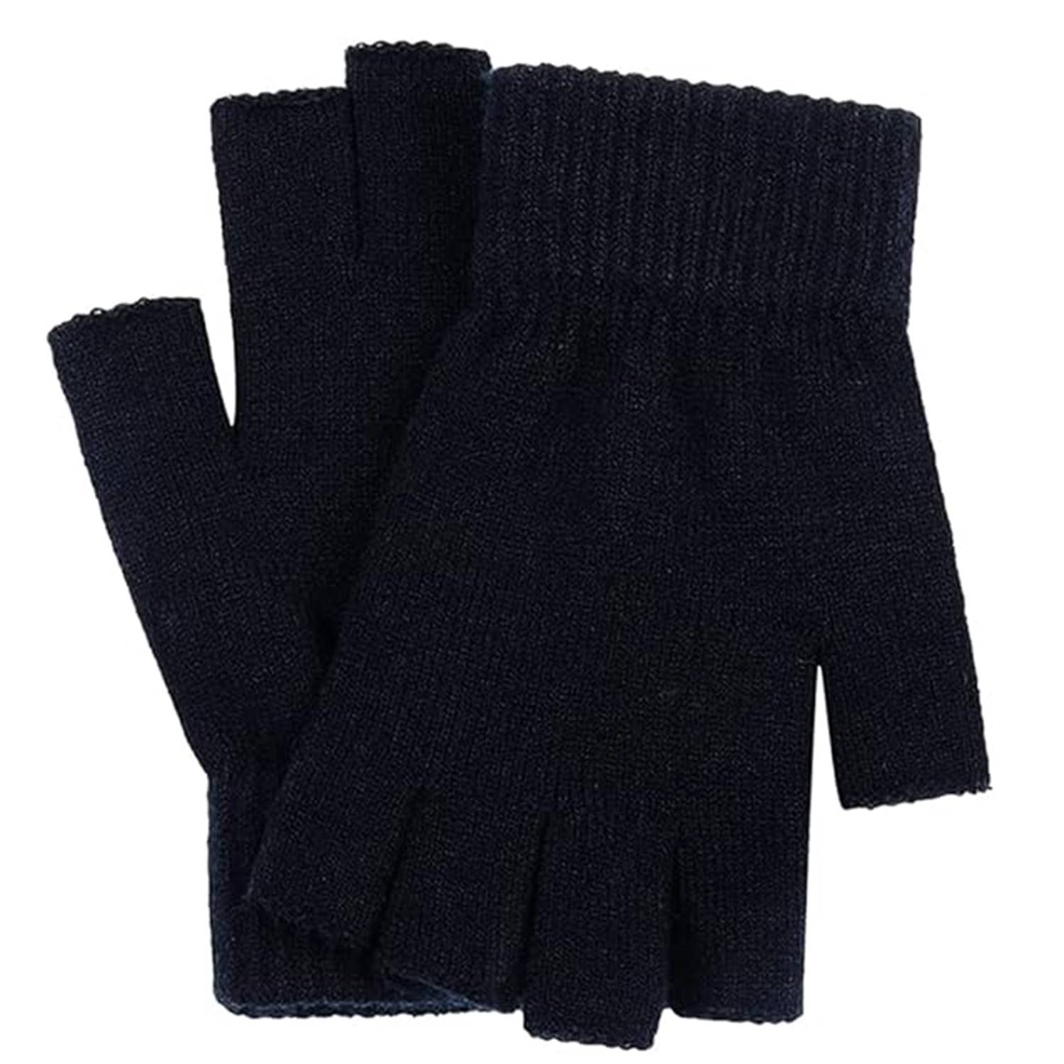 Half Finger Knitted Winter Gloves 3