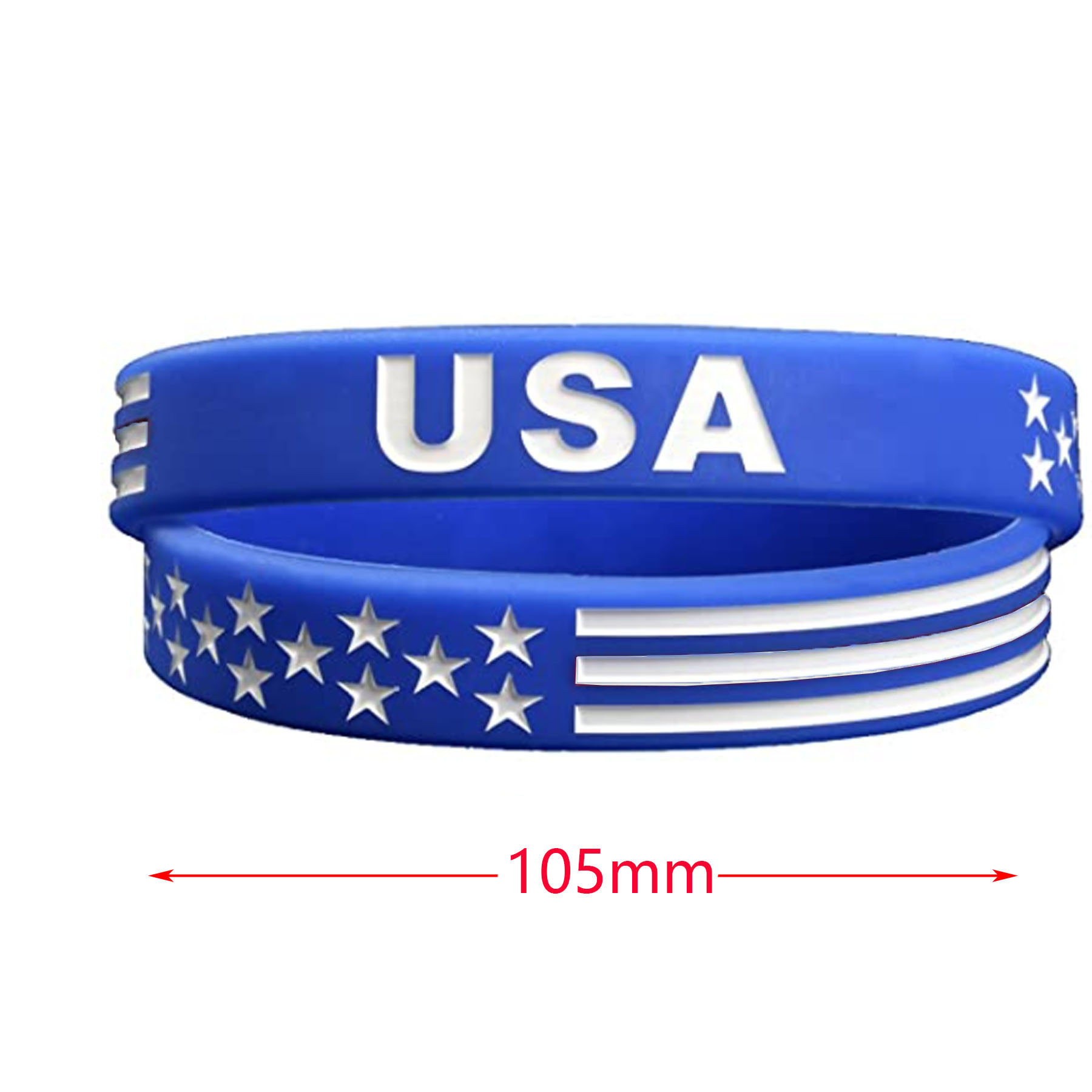Debossed Silicone Bracelet 2