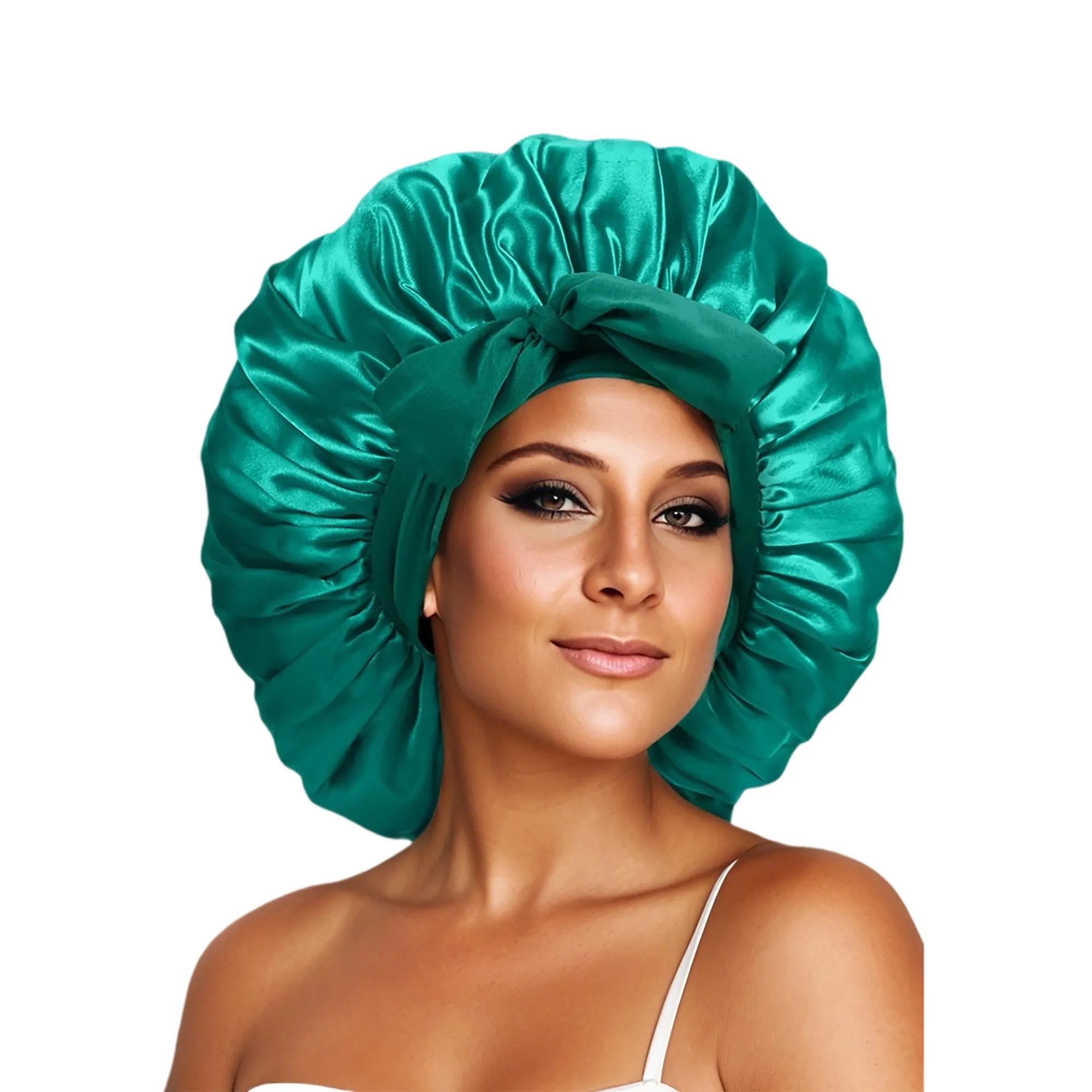 MOQ 50 Satin Hair Protection Sleep Cap 23