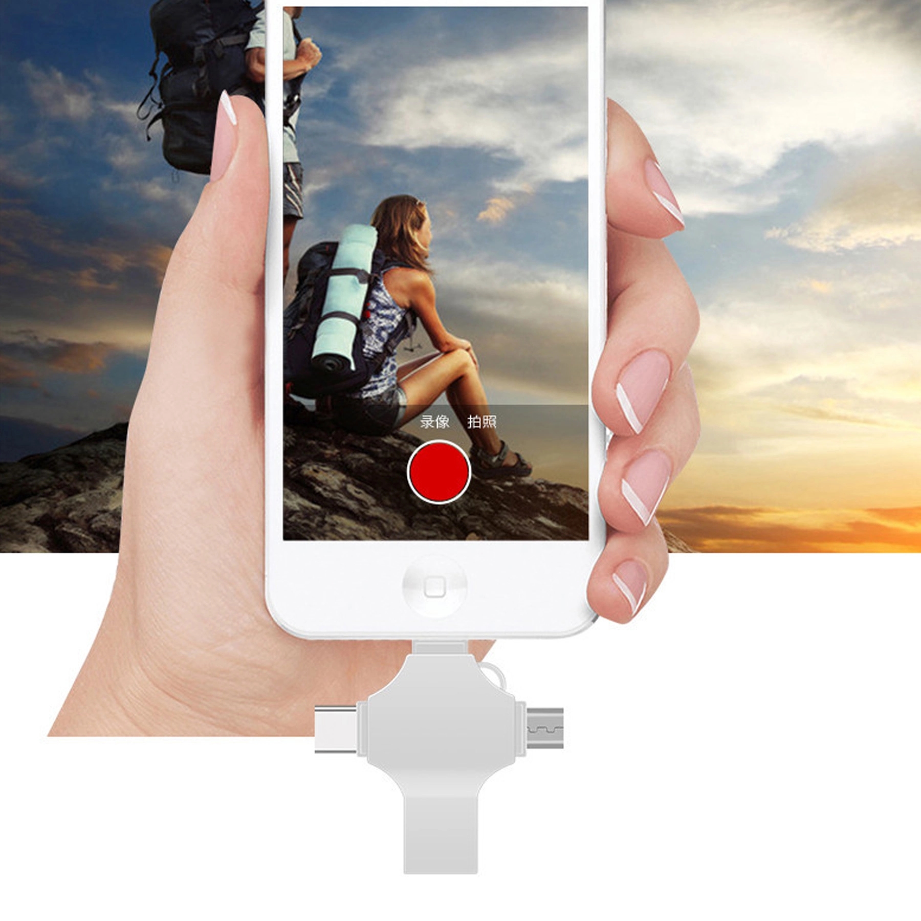 4 in 1 USB Flash Drive 8GB 4