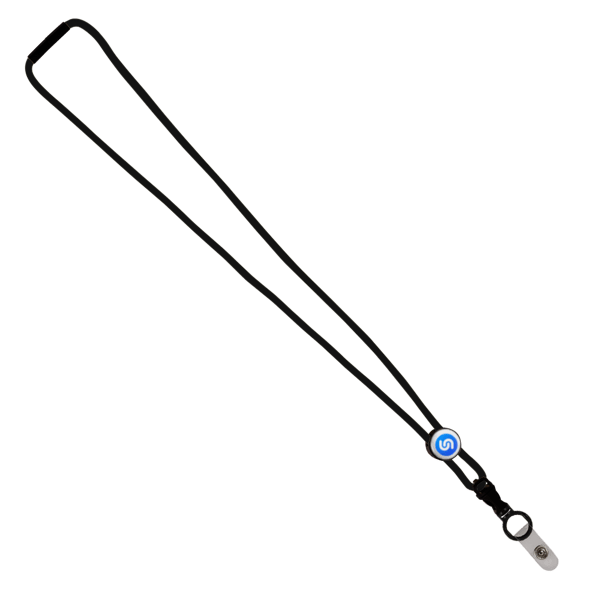 3/16" Nylon Cord Lanyard with Snap-Buckle Release, Standard O-Ring & Slider 105