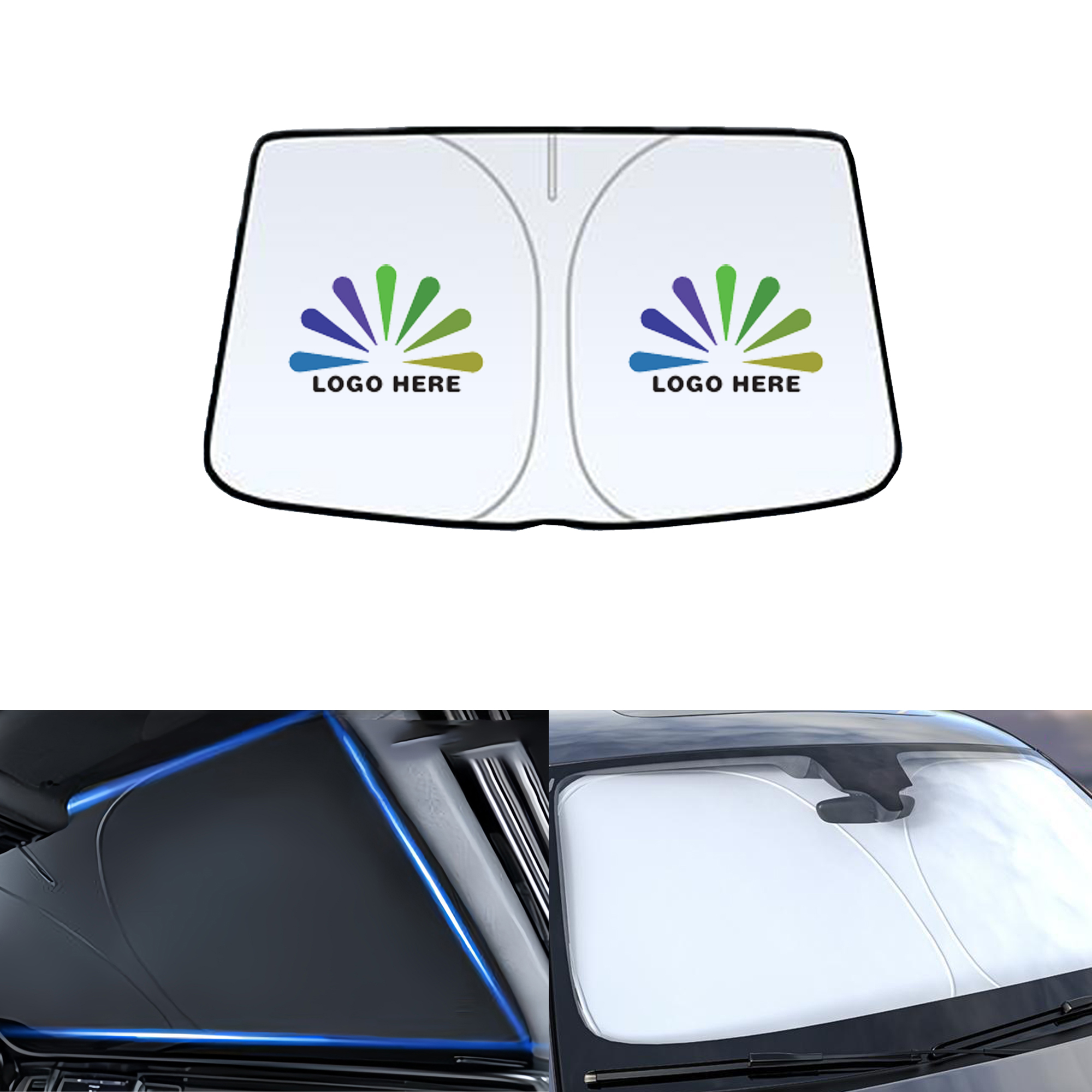 Foldable Full-color Custom Car Sunshade 2