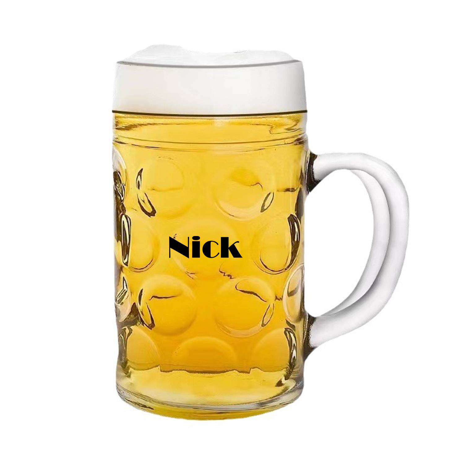 42oz Large Capacity Glass Beer Mug 4