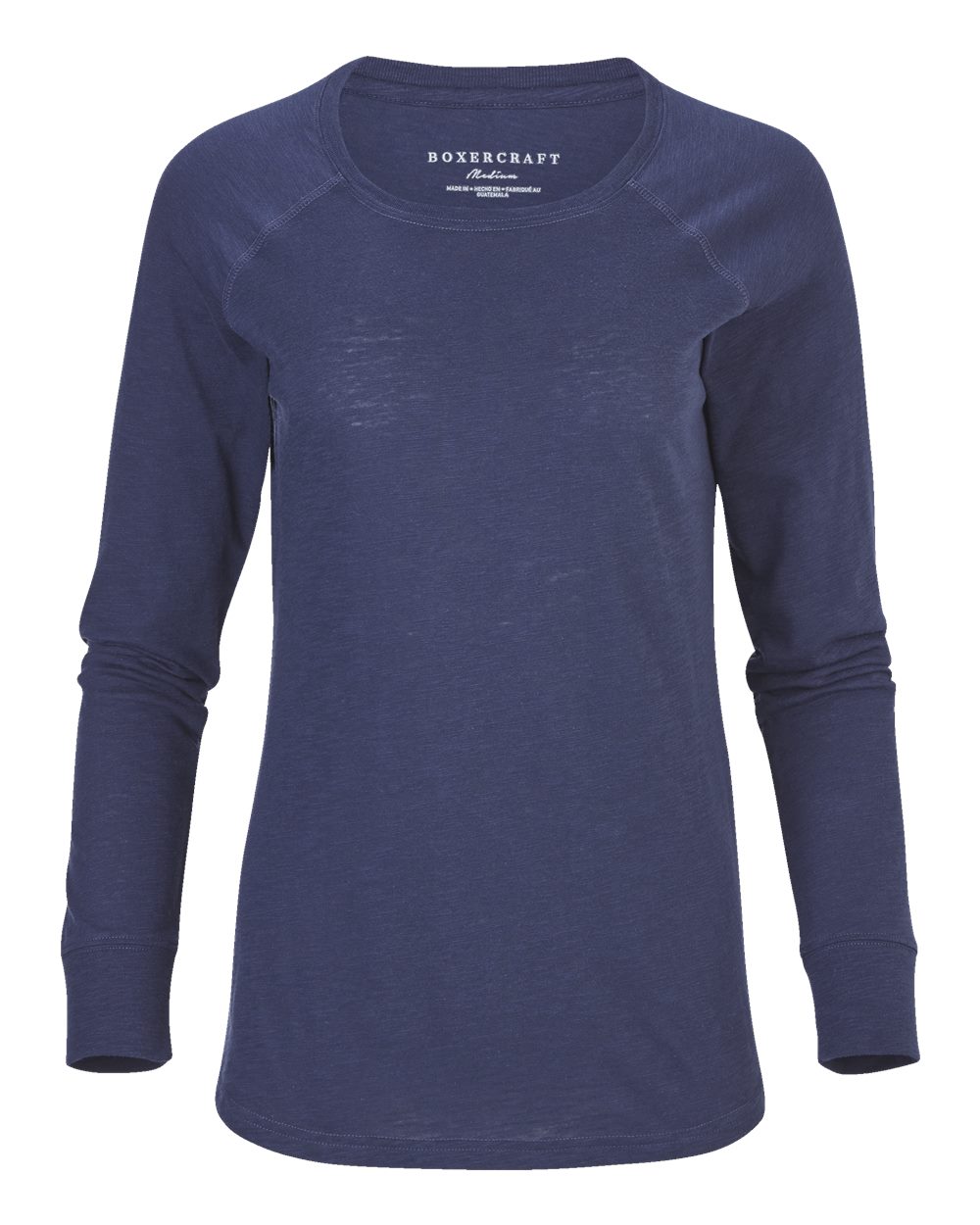 Women's Solid Preppy Patch Long Sleeve T-Shirt - BW3166 40