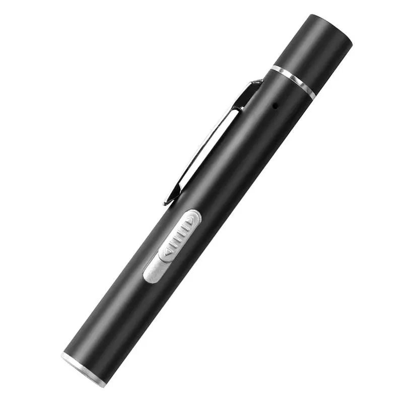 3in1 USB Rechargeable Mini LED Flashlight Pen 4