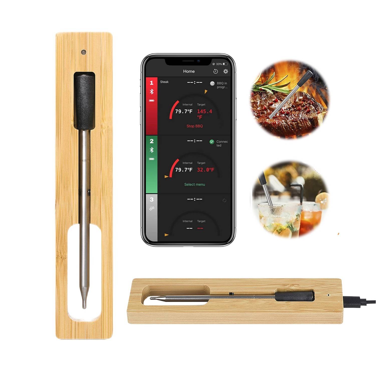 Smart Wireless Food Thermometer 2