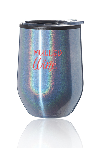 12 oz. Iridescent Stemless Wine Glasses with Lid 11