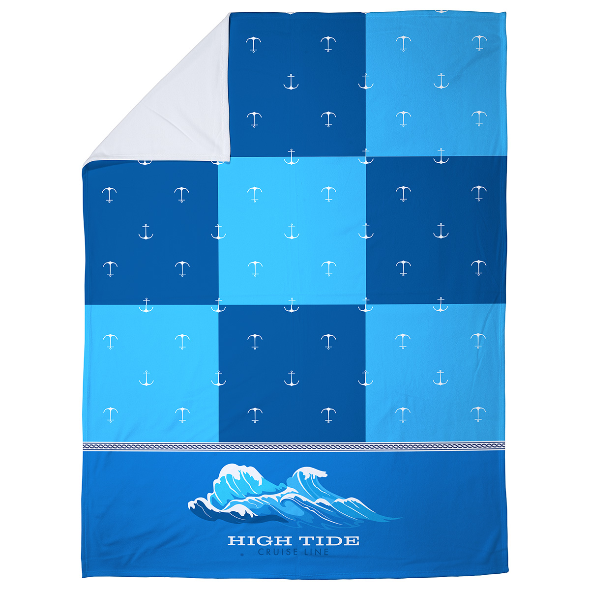 Light-Weight Brushed Fleece Blanket 60" x 80" 300GSM - Full Color 10