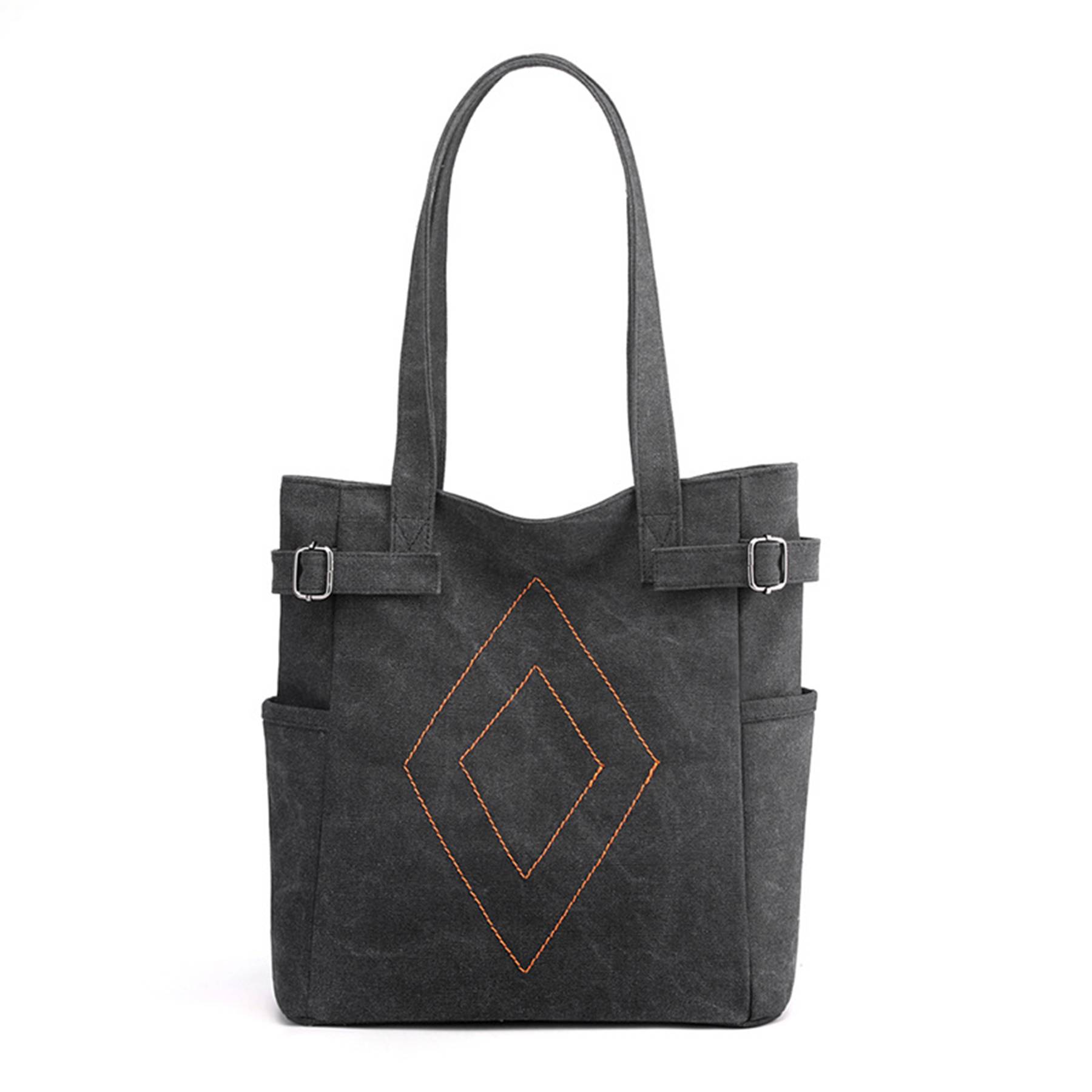 Large Capacity Canvas Shoulder Tote Bag for women, custom tote bag with logo imprint 5