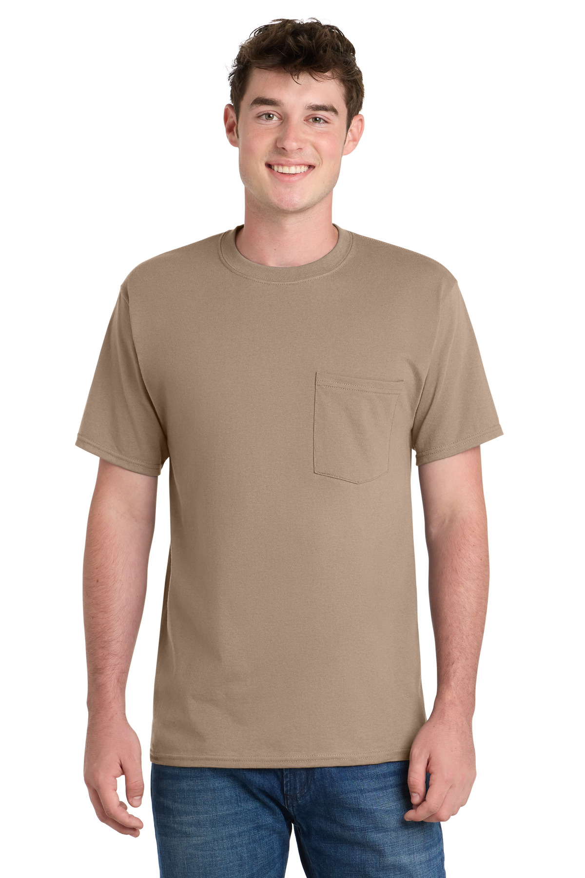 Port & Co Tall Essential Pocket Tee. PC61PT 126