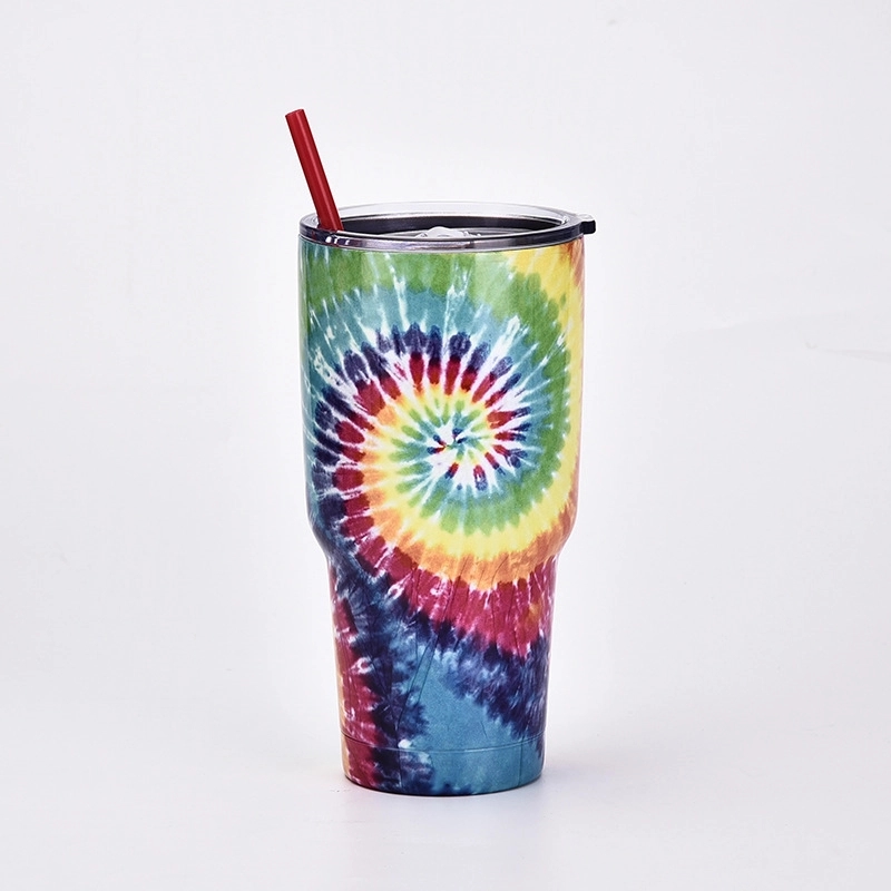 Tie-dye Stainless Steel Vacuum Insulated Tumbler 4