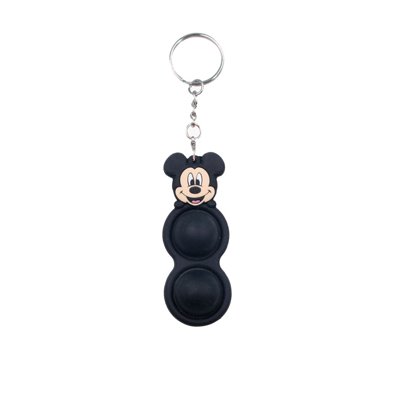 2 Bubbles Push Pop Fidget Sensory w/Keychains 12