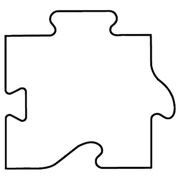 Puzzle Part Magnet - Full Color 2