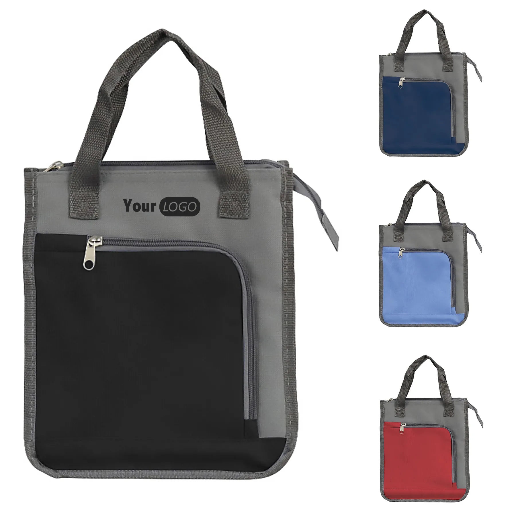 Oxford Colored Portable Lunch Bag