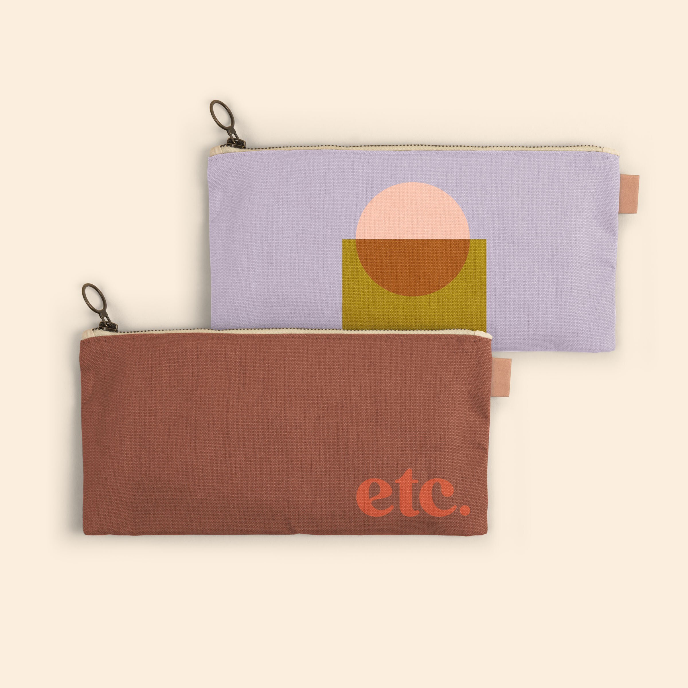 ALL THE THINGS - COLORED CANVAS WITH LEATHER TAB