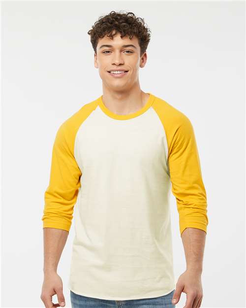 Unisex Fine Jersey Raglan T-Shirt - 245 119