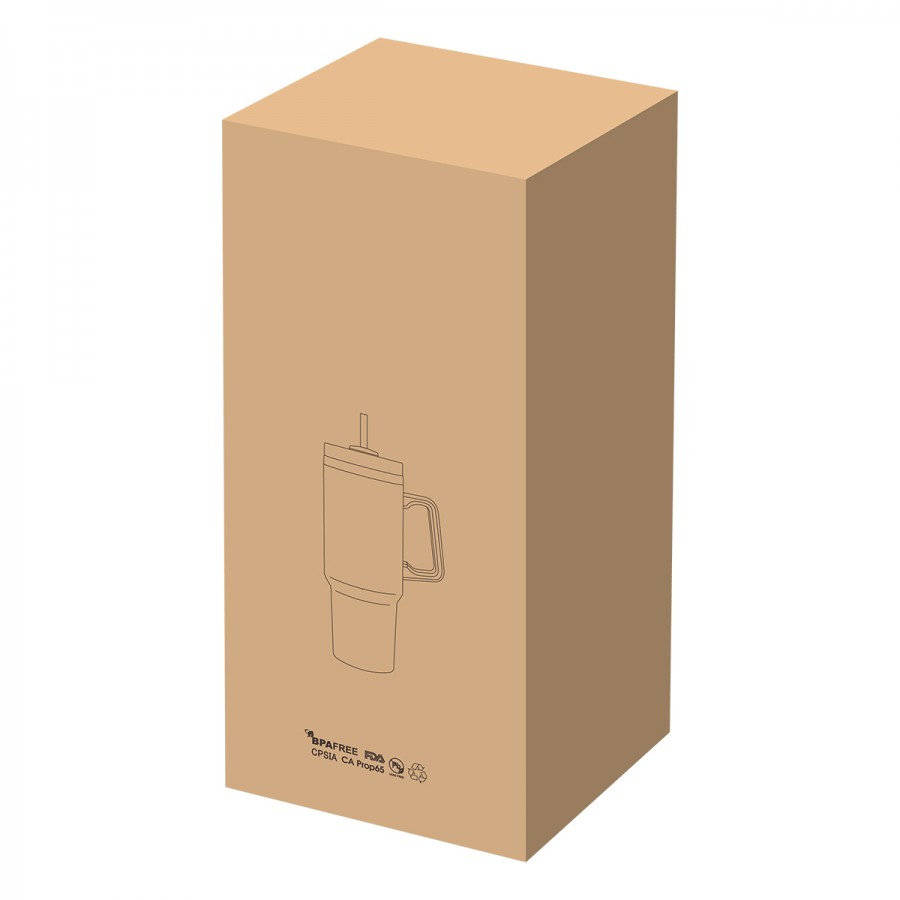 ArticFire Large Capacity 40oz Travel Tumbler with Handle and Straw 6