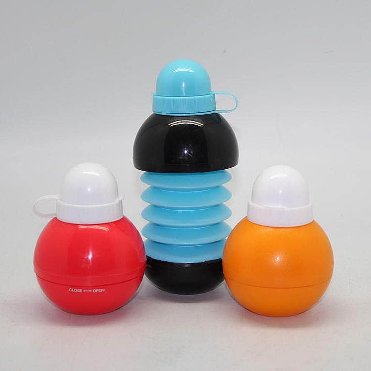 13 OZ Ball Shape Folding Water Bottle 5