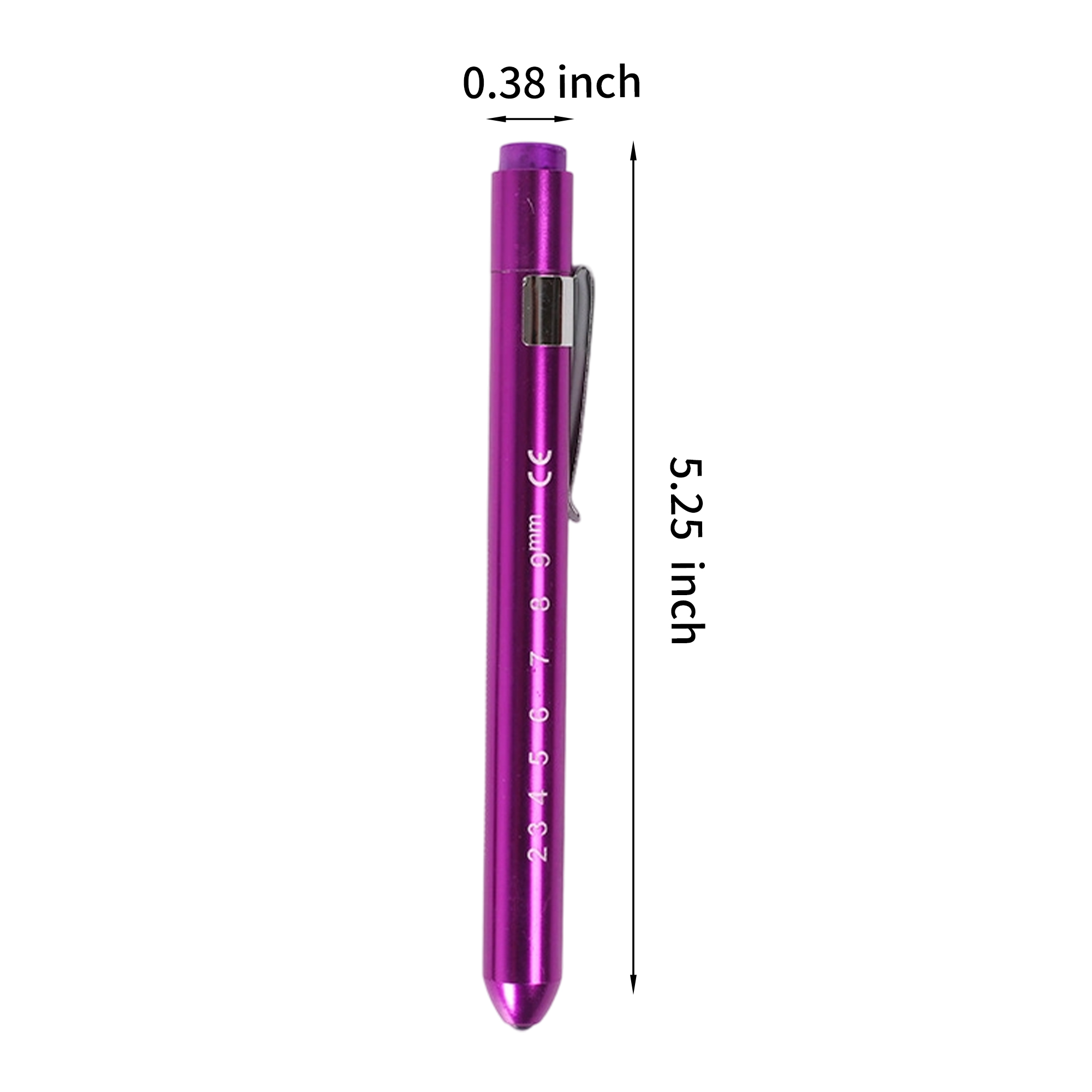 Aluminum Alloy Led Medical Pen Light With Pocket Clip 1
