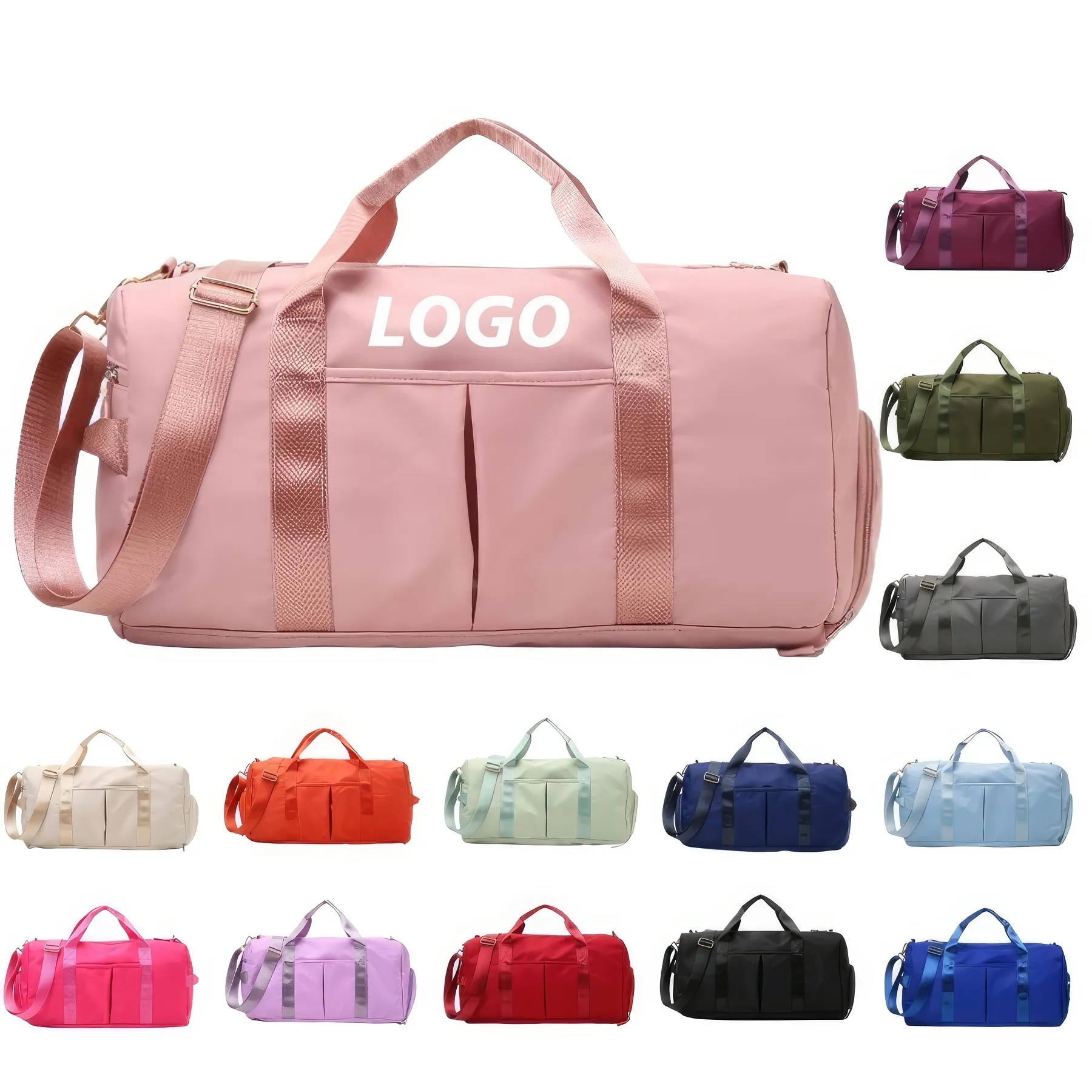 Custom Gym Sports Travel Duffel Bags 8