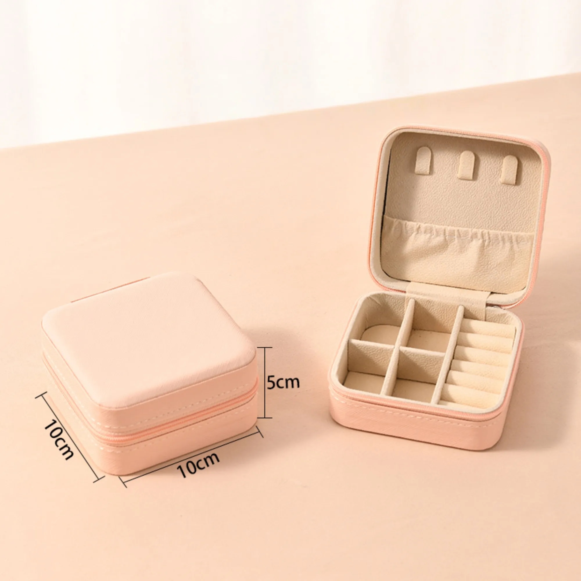 Pu Leather Small Jewelry Box Organizer 5