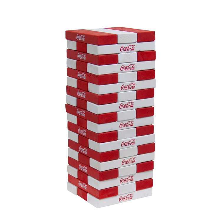 Jumbo Toppling Tower Blocks Game 2 Custom Color Finish 1Imprint Location