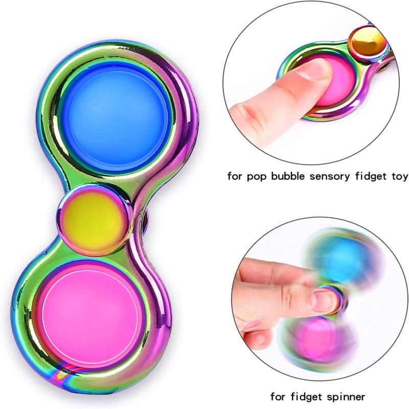 Double Bubbles Fidget Spinner Push Pop Sensory Fidget Toys 2