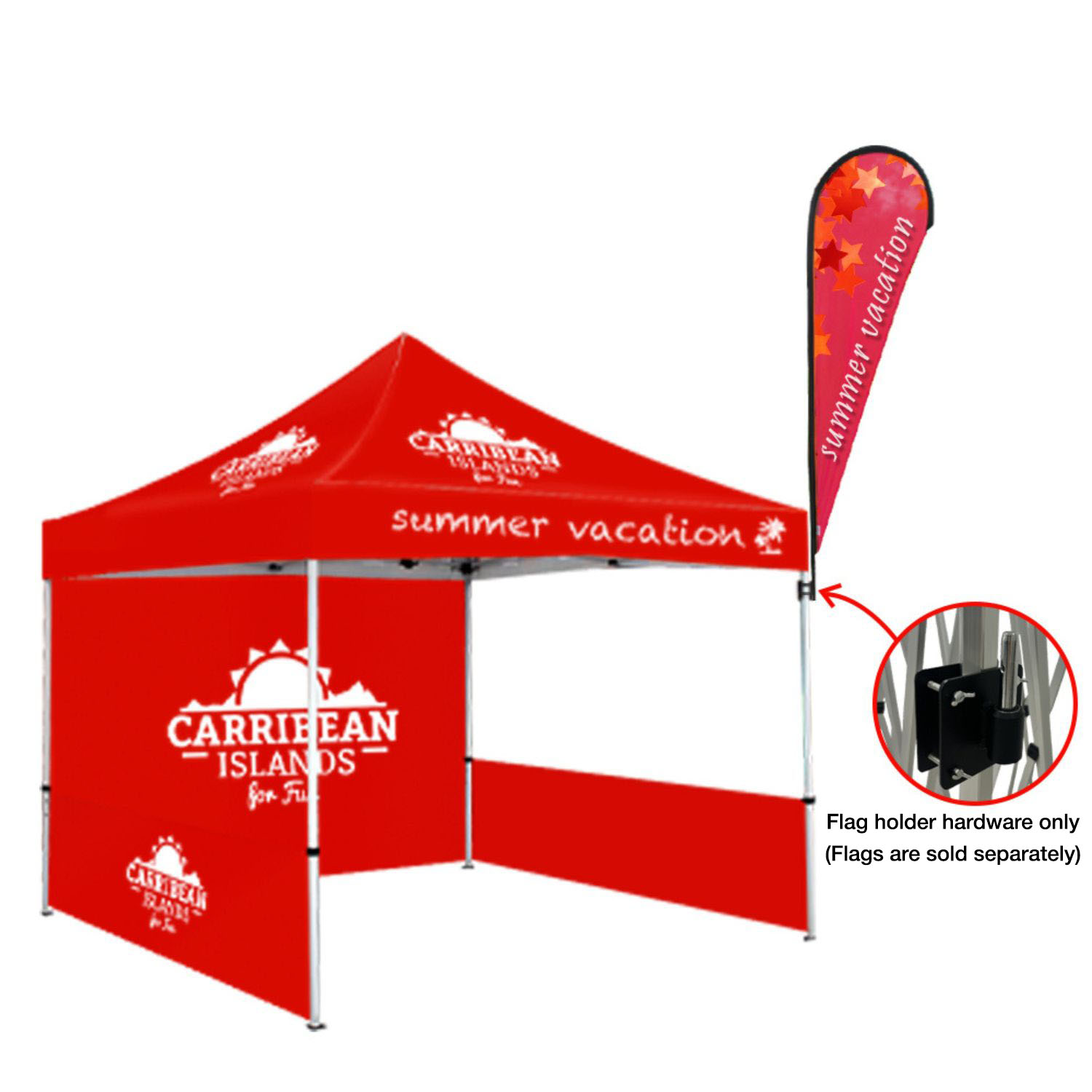Advertising Flag Holder for Tents, hardware only. 7