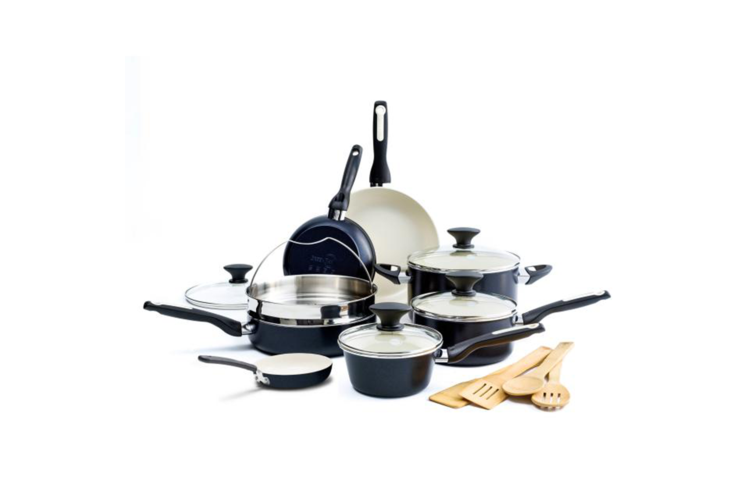 GreenPan Rio Ceramic Non-Stick 16-Piece Cookware Set 2