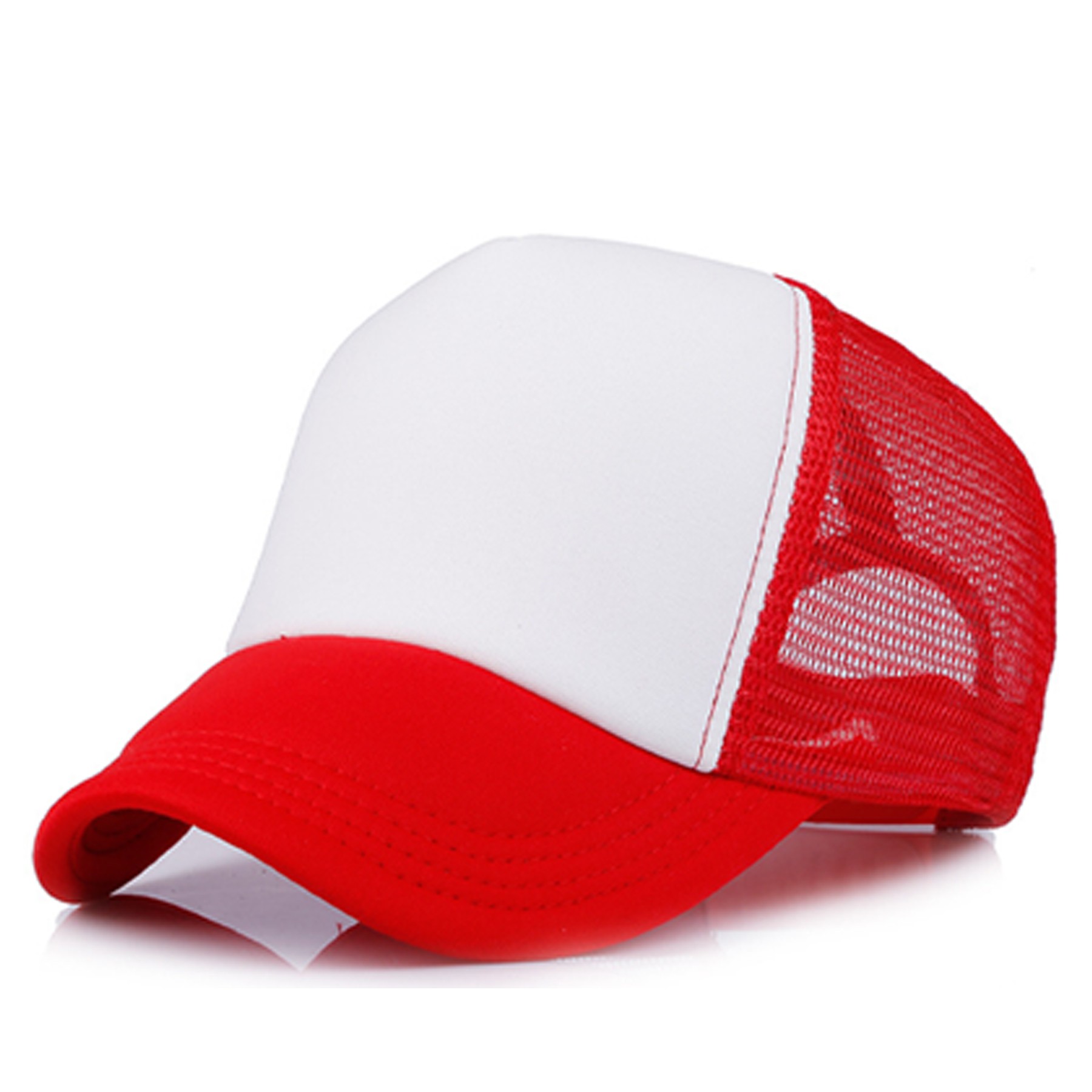 Short Brim Mesh Back Baseball Cap 9