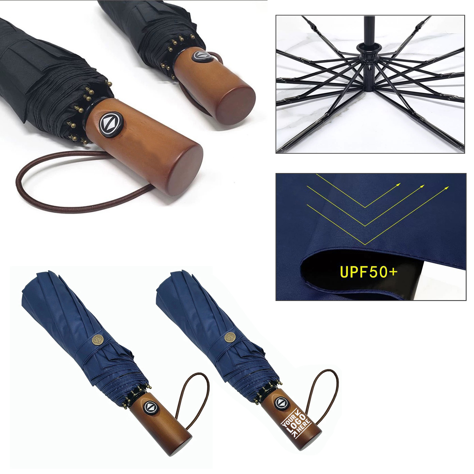 Windproof Travel Umbrellas for Rain 2