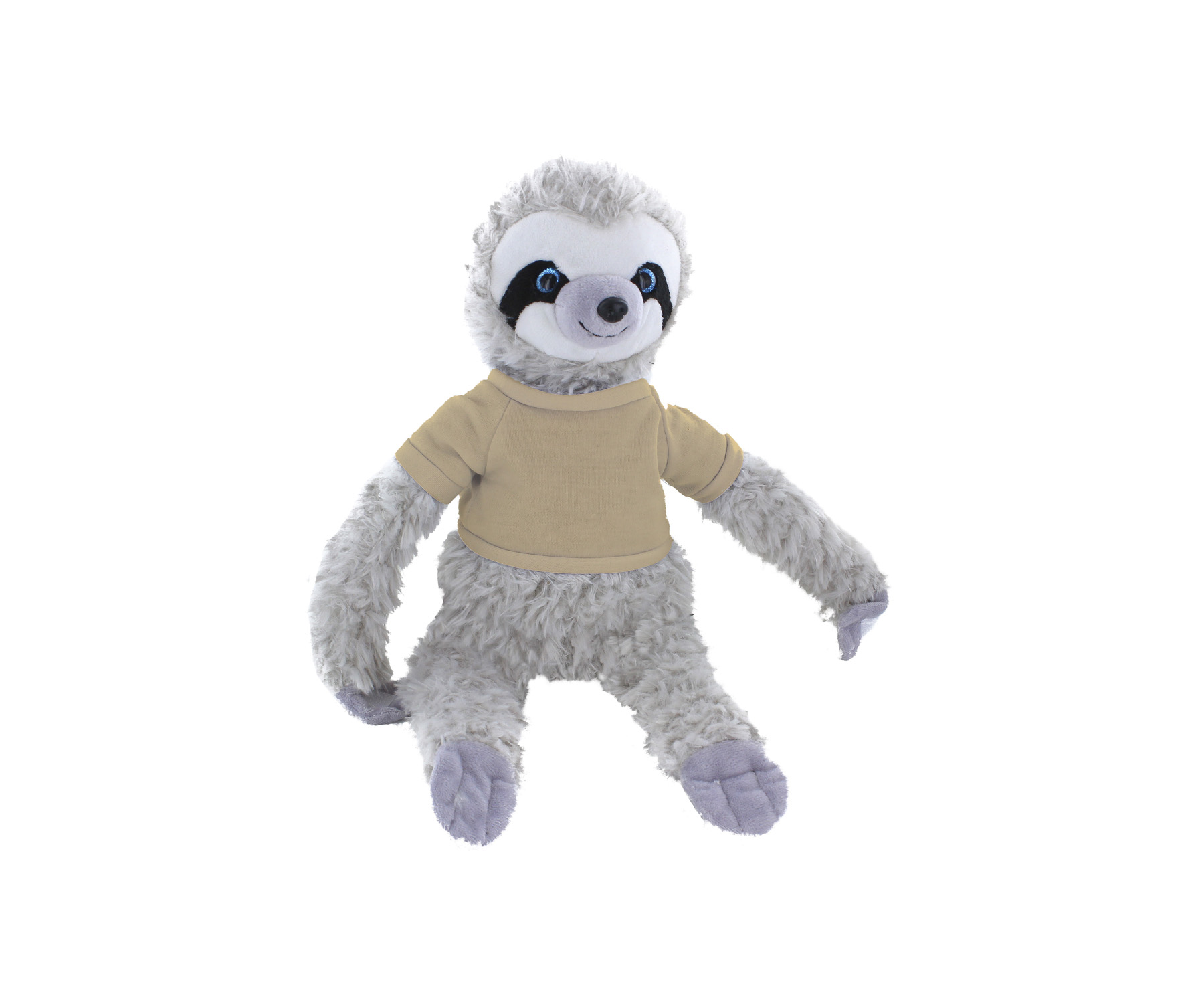 soft plush Sloth with t-shirt 17