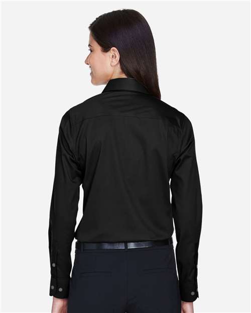 Women's Crown Collection® Solid Stretch Twill Woven Dress Shirt - DG530W 26