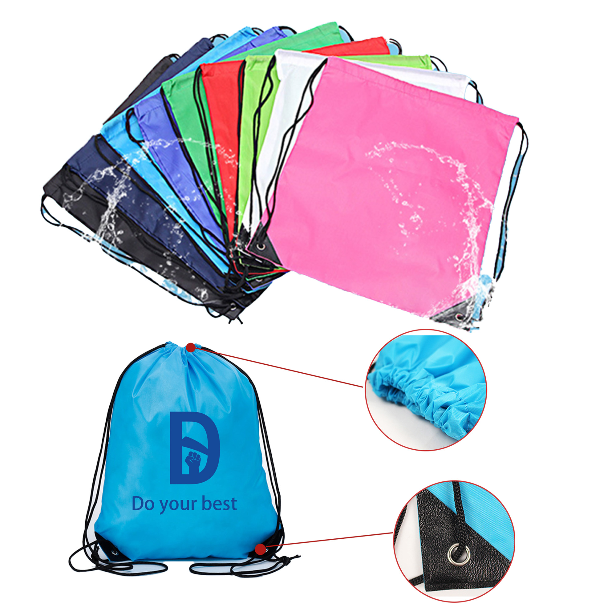 Sports Travel Drawstring Bag MOQ 50 2