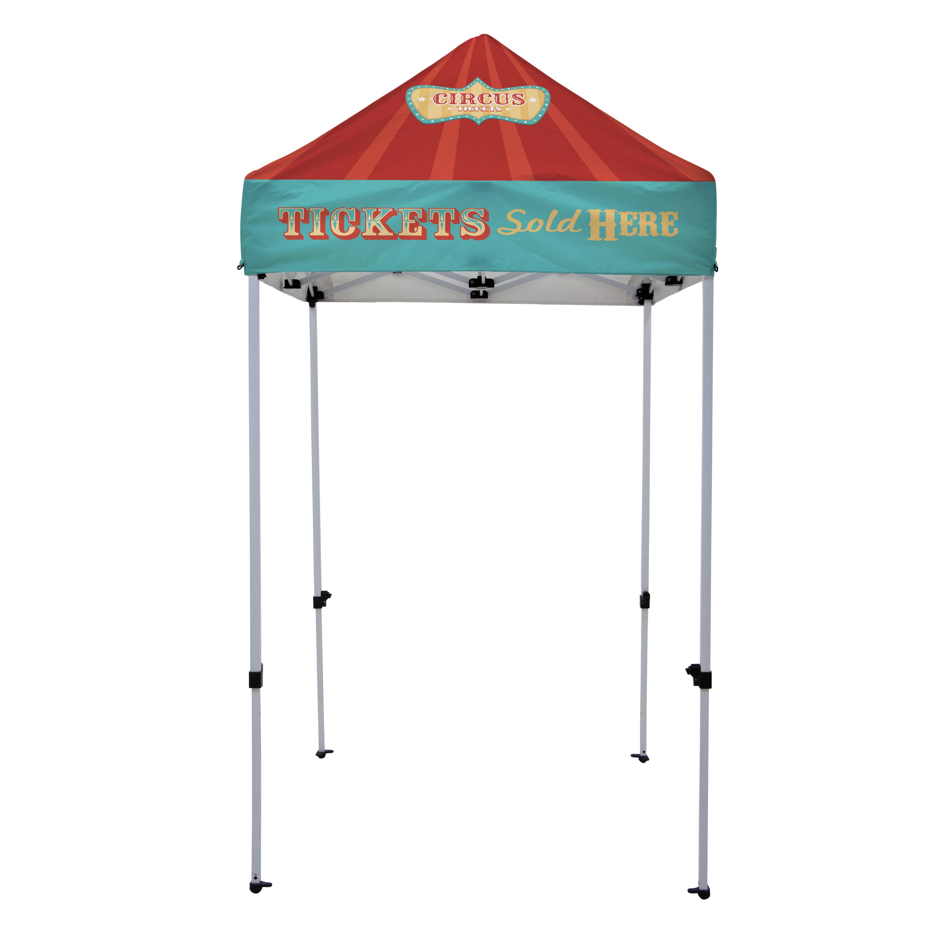5' Economy Plus Tent Kit (Dye Sub Full-Color Full-Bleed) 3