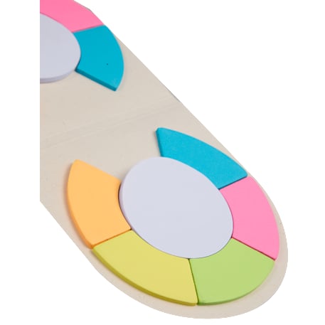 Recycled Milk Carton Round Sticky Notes Pad 39