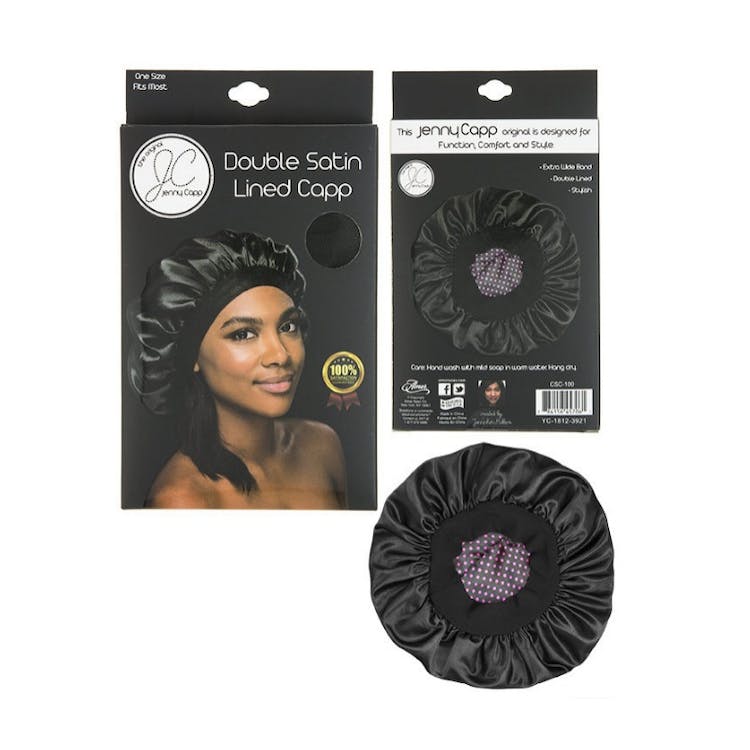 Double Satin Lined Capps - Black 1