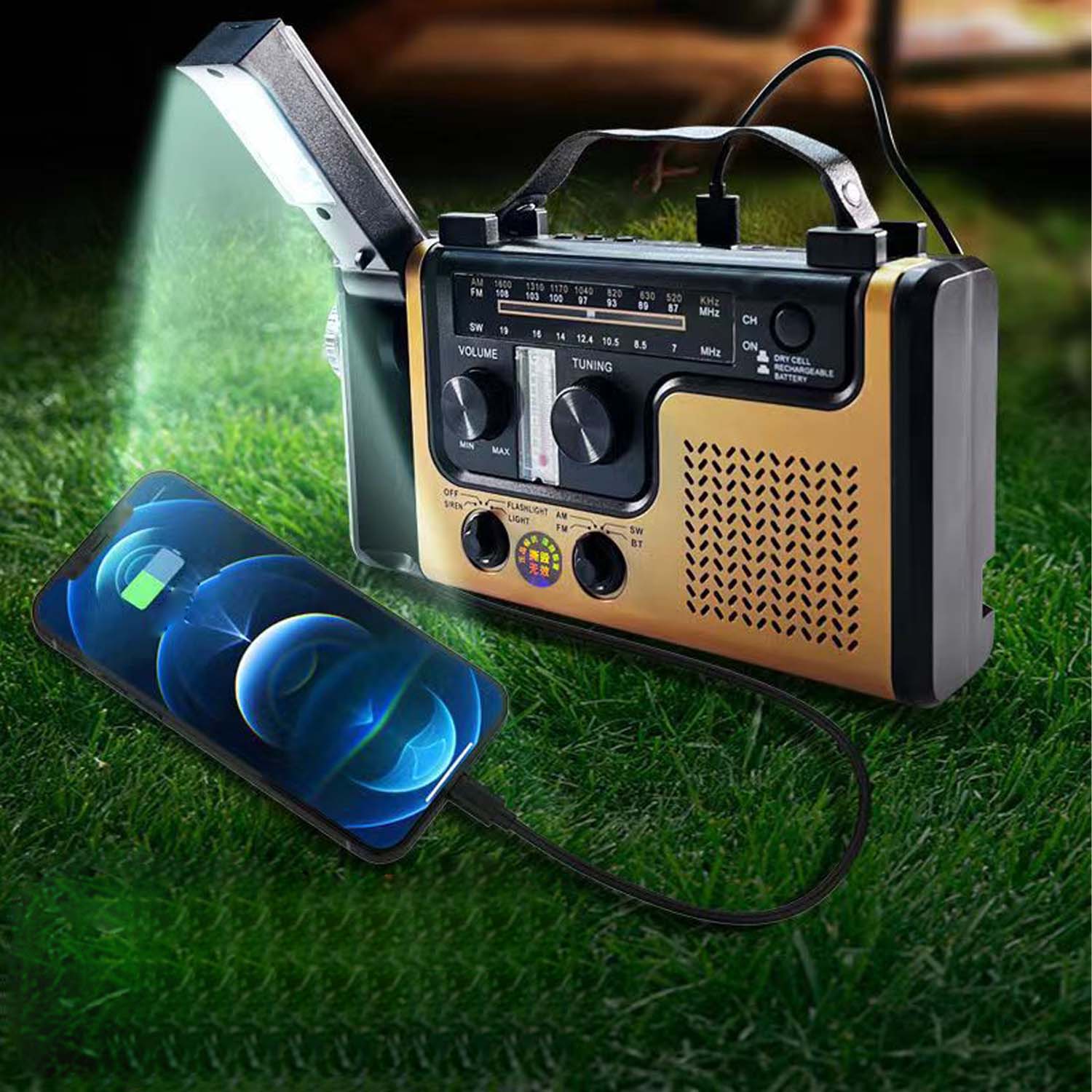 Rechargeable Solar Emergency Radio 6