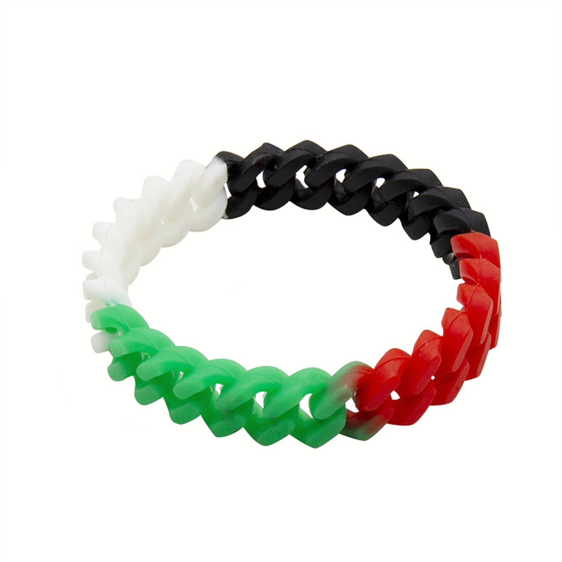 Rainbow Wristband Silicone Bracelet 7