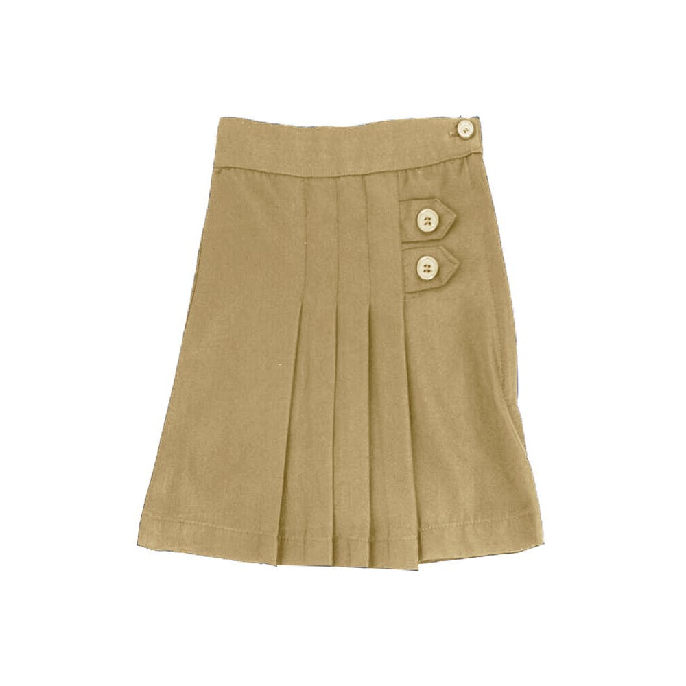 Girls' Uniform Scooter Skirts - Sizes S - XL Khaki 2
