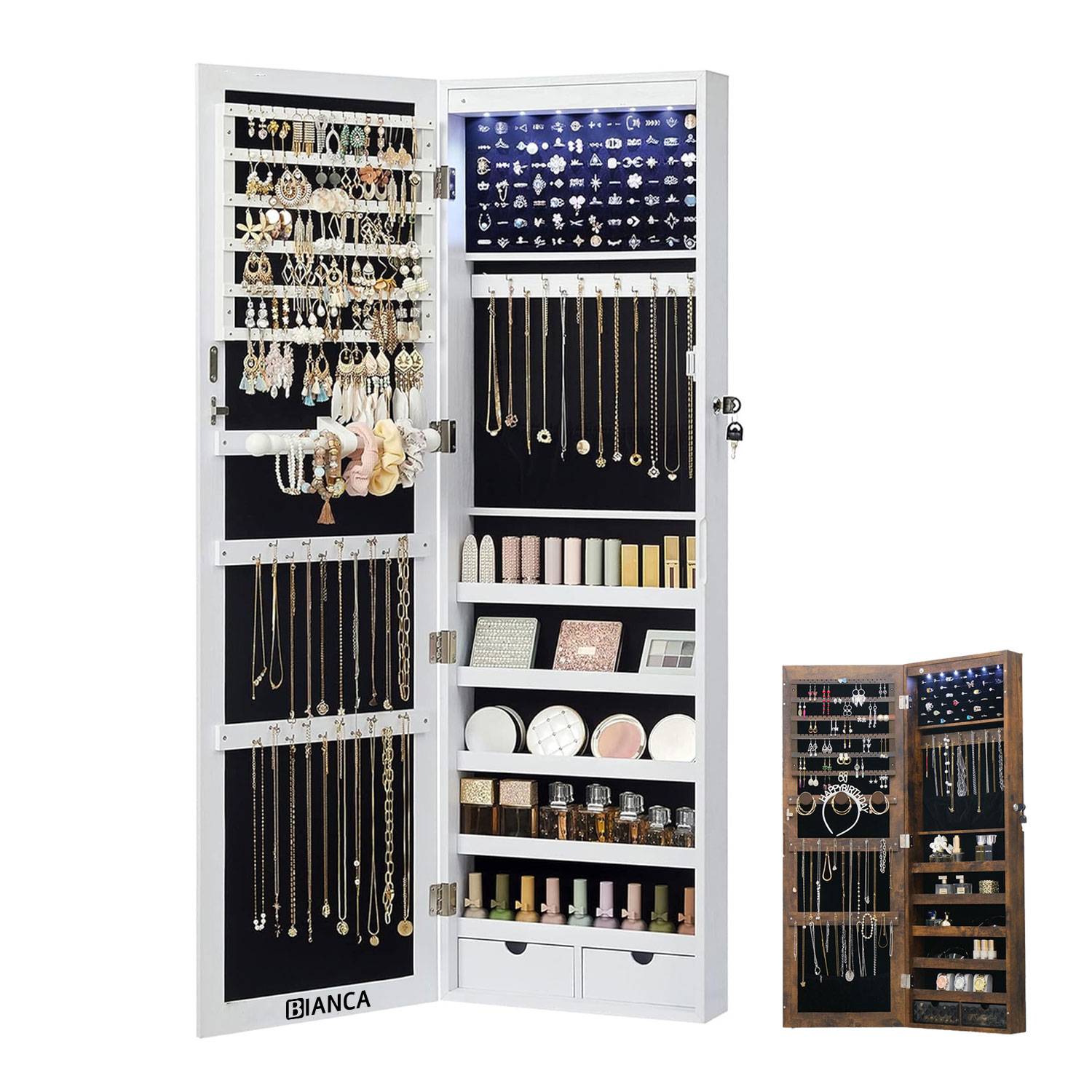 Mirror Jewelry Cabinet 2