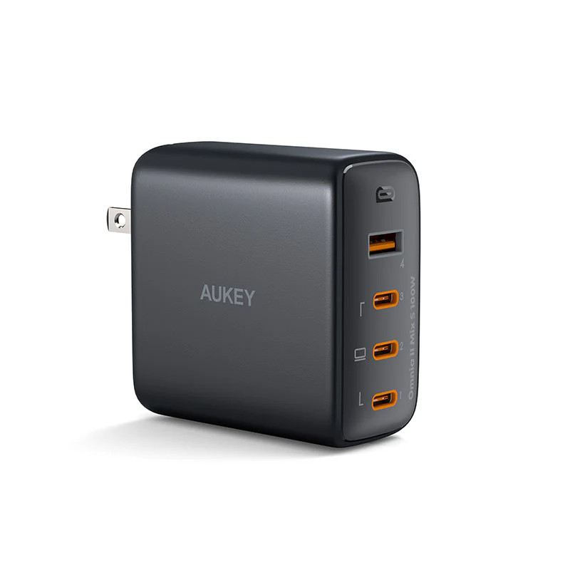 Aukey 4-Port PD 100W Wall Charger 3