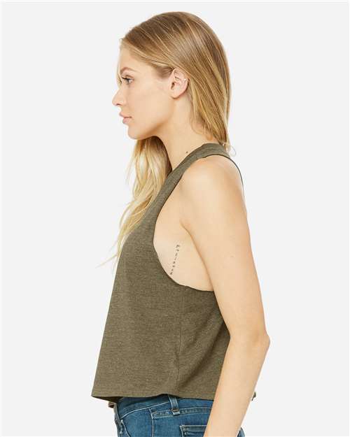 Women's Racerback Crop Tank - 6682 66