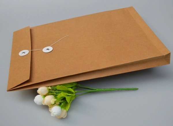 Custom String & Button Paper Envelopes 3